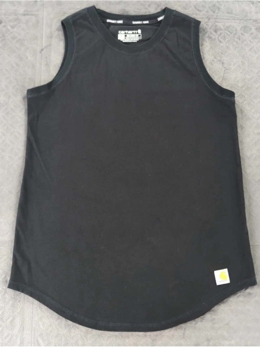 Carhartt Force Shirt Women Sleeveless Gray Large 12/14